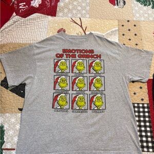 Dr. Seuss Gray Grinch Emotions Tee